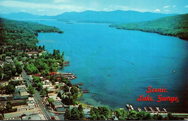 New York Lake George Aerial VIew