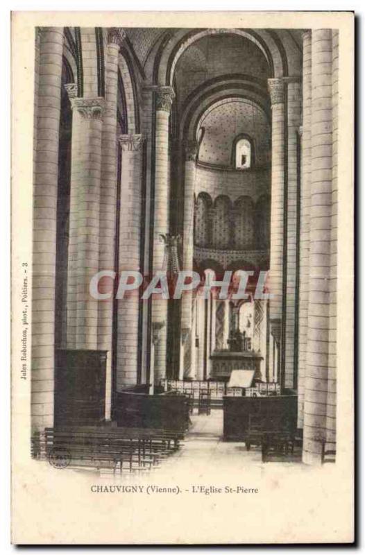 Chauvigny Postcard Old L & # 39eglise Saint Pierre