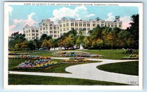 View in Queens Park Whitney Block - TORONTO Canada Postcard