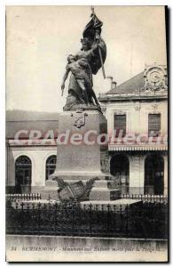 Old Postcard Remiremont Monument to Children Dead To The Motherland