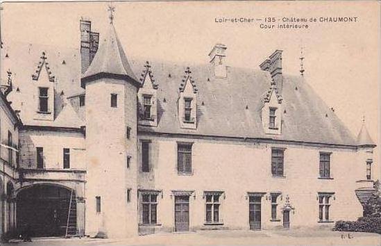 France Loir et Cher Chateau de Chaumont Cour Interieur