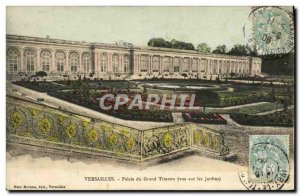 Old Postcard Versailles Palace of the Grand Trianon View of the gardens