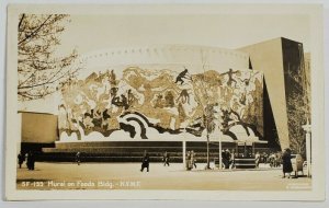 Rppc New York World's Fair Mural on Foods Bldg Postcard R10