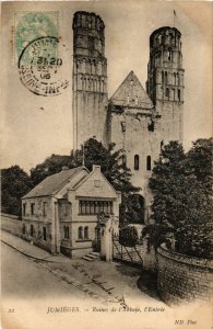 CPA JUMIEGES - Ruines de l'Abbaye l'Entrée (199549)