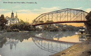 River bridge and post office Frankfort KY