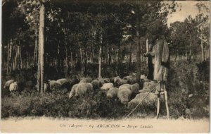 CPA ARCACHON-Berger Landais (27723)