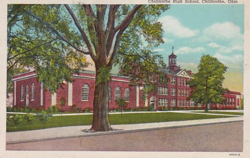 Ohio Chillicothe High School 1947 Curteich