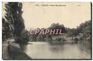 Postcard Old Paris Park Monsouris