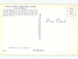 Pre-1980 AIRPORT SCENE Chicago Illinois IL E3421