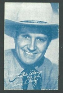 Ca 1940 Arcade Card Gene Autry