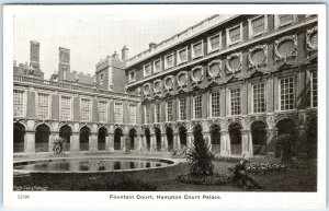 c1910s Hampton Court Palace, England Fountain Court Arcade Ornate A358