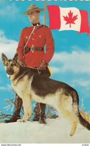 RCMP with a Dog , 50-60s