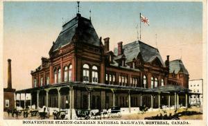 Canada - Quebec, Montreal. Bonaventure Railway Station, Canadian National Rwy