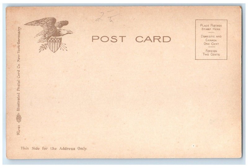 c1905 State Capitol Exterior View Building Jackson Mississippi Vintage Postcard