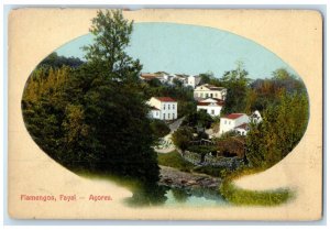 c1910 Buildings at Flamencos Faial Azores Portugal Antique Unposted Postcard
