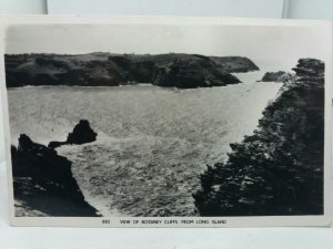 Vintage RP Postcard View of Bossiney Cliffs from Long Island