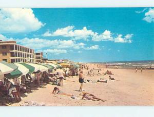 Unused Pre-1980 SCENE AT BEACH Ocean City Maryland MD M7101