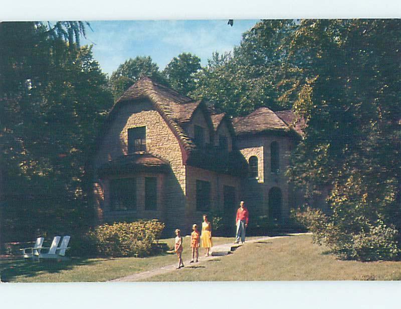 Unused Pre-1980 CHURCH SCENE Green Lake Wisconsin WI A6308