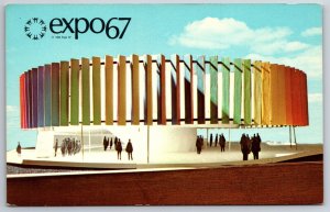 1967 Expo Canada~Kaleidoscope Pavilion Artist Conception~Real Photo Postcard