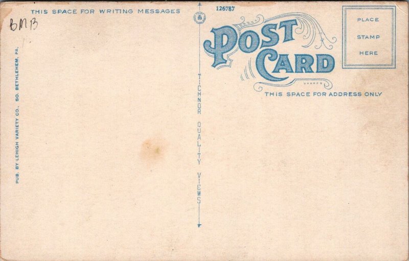 Postcard Post Office South Bethlehem PA