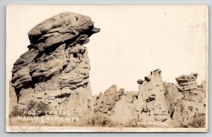 Casper Wyoming Hell's 1/2 Acre Fox And Turtle Doubleday Photo RPPC Postcard V26