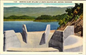 Postcard DAM SCENE Eastern Tennessee TN AM9991