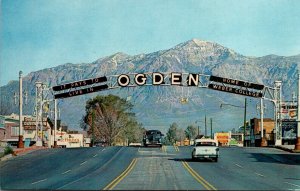 Utah Ogden Welcome Arch Spanning Washington Boulevard