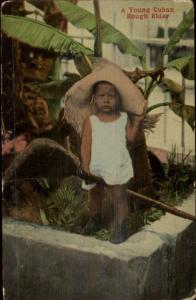 Cuba - Little Boy A ROUGH RIDER Spanish-American War  Ref c1910 Postcard