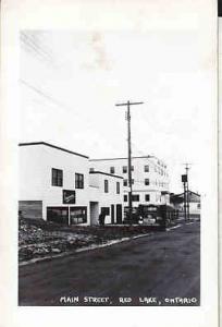 Canada - Main Street, Red Lake Ont. RP 1951