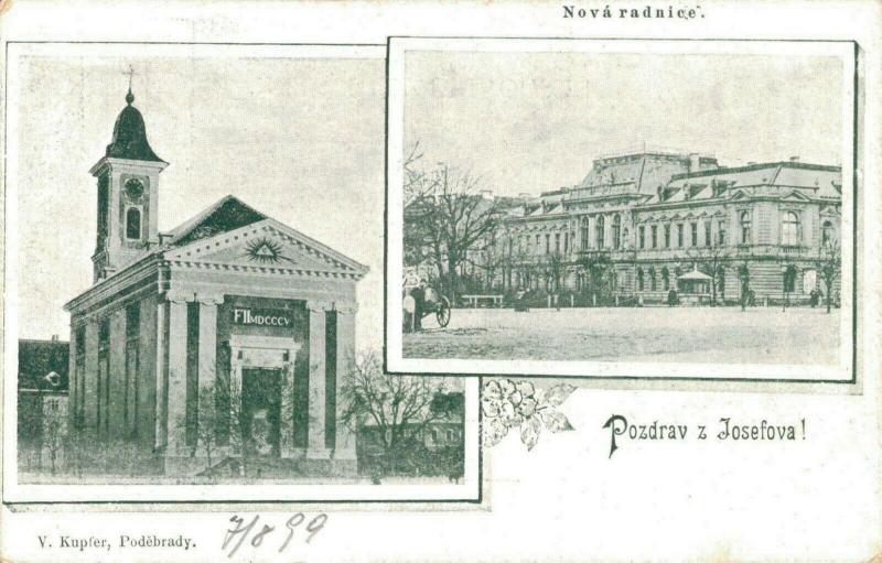 Czech Republic Pozdrav z Josefova 1899 02.36