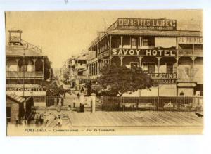 173730 EGYPT PORT-SAID SAVOY Hotel Cigarettes Vintage postcard