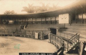 Colombia Medellín Circo Espana Medellin  Vintage RPPC e04.17