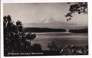 RPPC: Mount Rainier from Lake Washington Ellis #968, mint (PC1055)