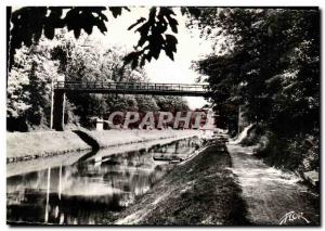 Modern Postcard Redon Baccarat Bridge over the canal from Nantes to Brest