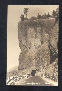 RPPC COLUMBIA RIVER HIGHWAY OREGON ONEONTA TUNNEL REAL PHOTO POSTCARD