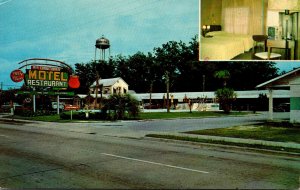 Florida Callahan Rainbow Motel Restaurant and Service Station 1976