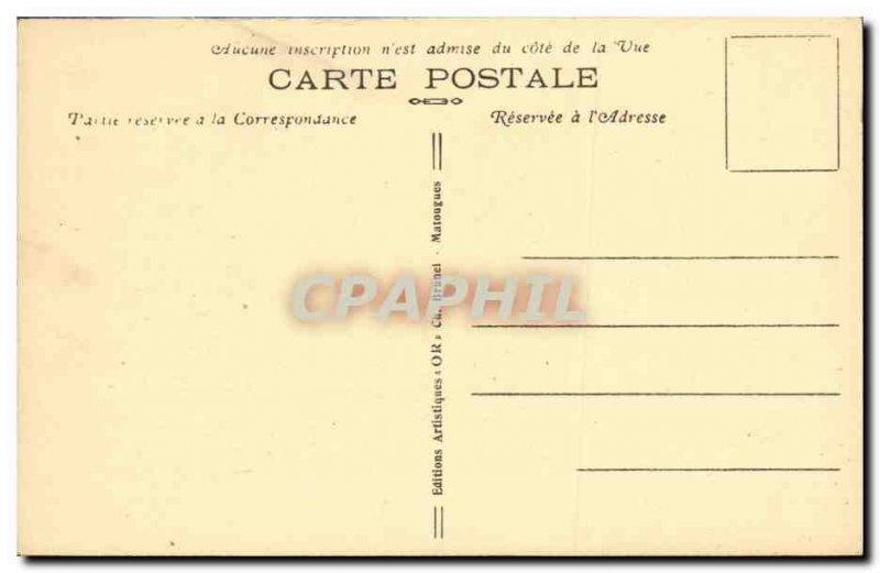 Old Postcard Chalons sur Marne war memorial The Army notes