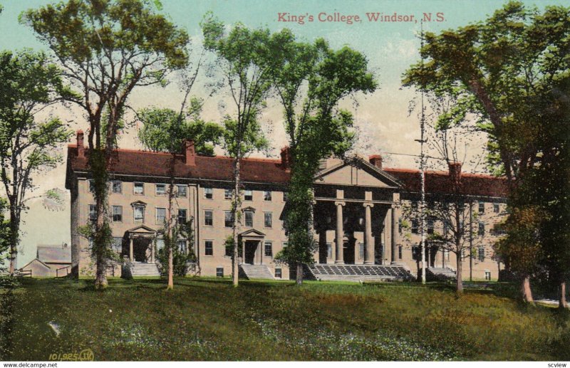 WINDSOR , Nova Scotia , Canada , 1900-10s ; King's College