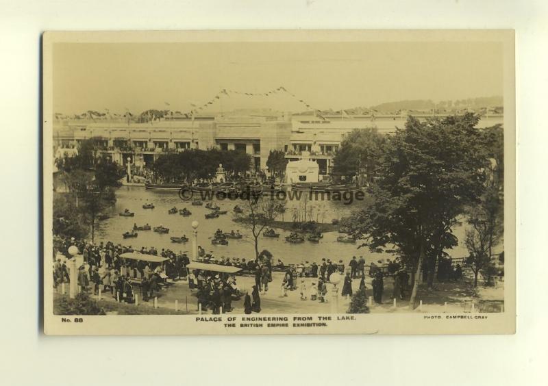 ex208 - Palace of Engineering from the Lake , British Empire Exhibition 1924