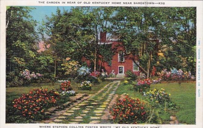 Kentucky Bardstown Federal Hill My Old Kentucky Home The Garden