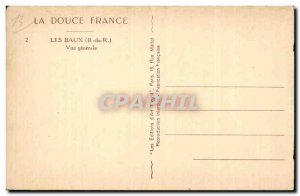 Old Postcard Les Baux General view