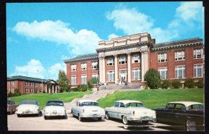 Mississippi JACKSON Murrah Hall, Millsaps College 1950s cars Chrome