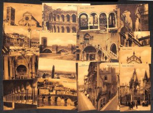 Set of 16 vintage postcards Italy Verona