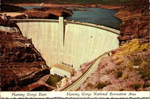 Utah Uinta Mountains Flaming Gorge Dam and Visitor Center