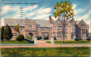 Virginia Richmond Windsor Farms Virginia House 1953