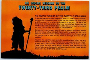 Postcard - An Indian Version Of The Twenty-Third Psalm