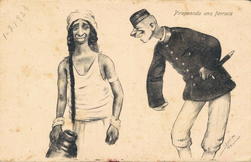 Morocco - Caricature Funny Humor 1920´s 04.58