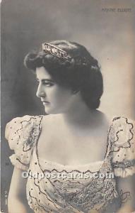 Maxine Elliott Theater Actor / Actress 1908 glitter on card