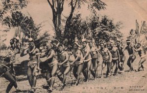 South Seas Mandate Micronesia Indigenous Dance For Southern Seas Fleet Postcard