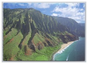 Postcard Na Pali Coast Kauai Hawaii Continental View
